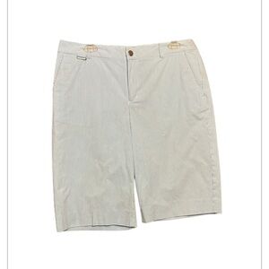 Striped Bermuda Shorts  Lauren Active L-R-L size 10